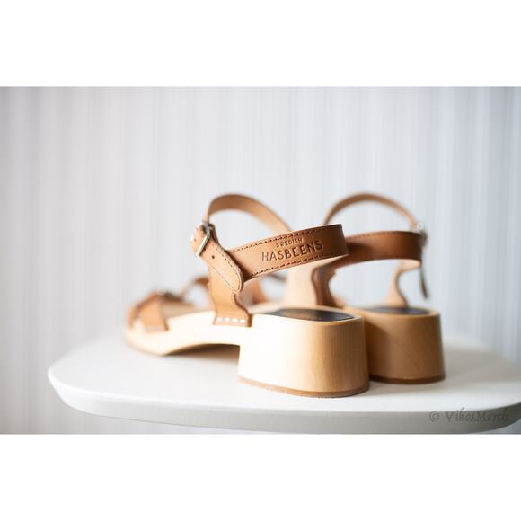 Swedish Hasbeens Nature Swedish Low Sandals 39 NEW - Picture 4 of 5